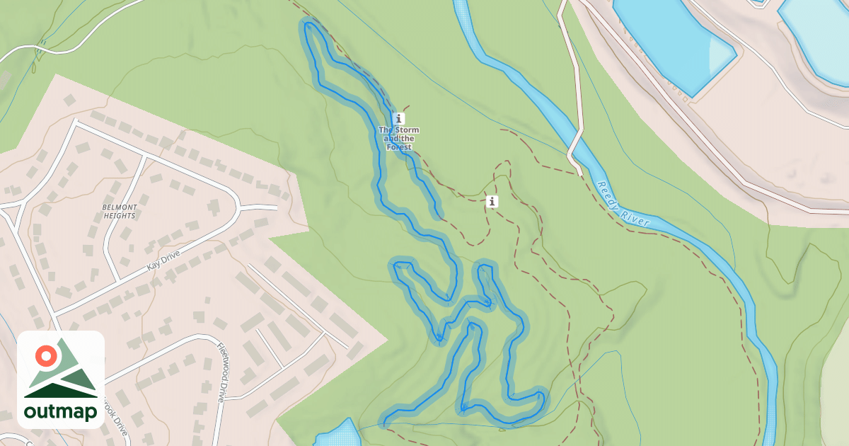 Map of Orange Trail