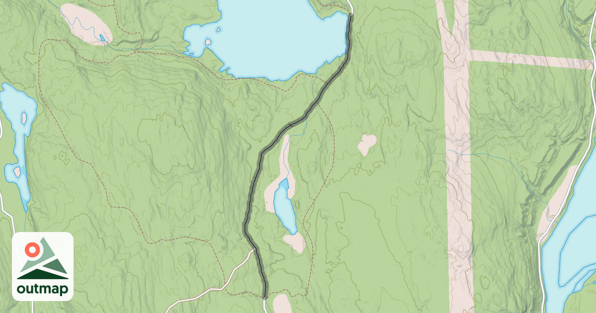 Map of 2- Lac Parker Sud