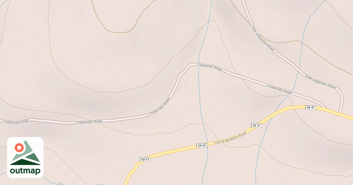 Map of CHASTINES