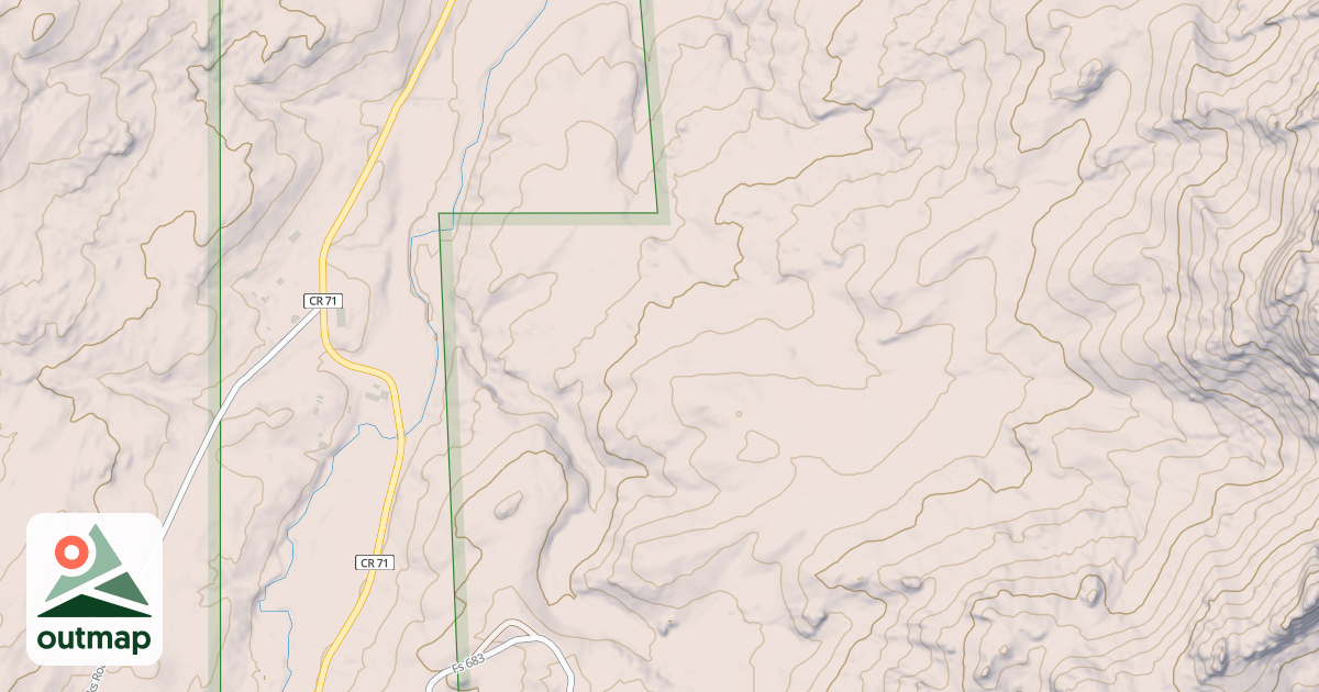 Map of BALDY KNOB