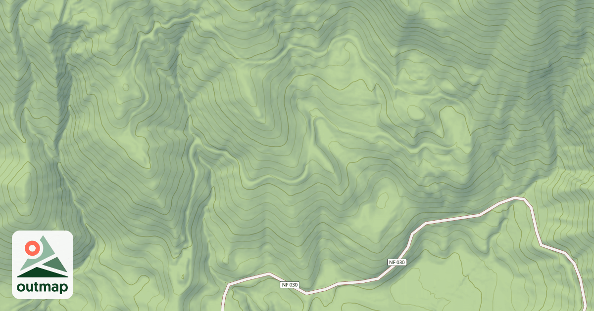 Map of USFS National Forest System Roads {D1BE4AA5-9C8C-4319-BE38-41882F142F6D}