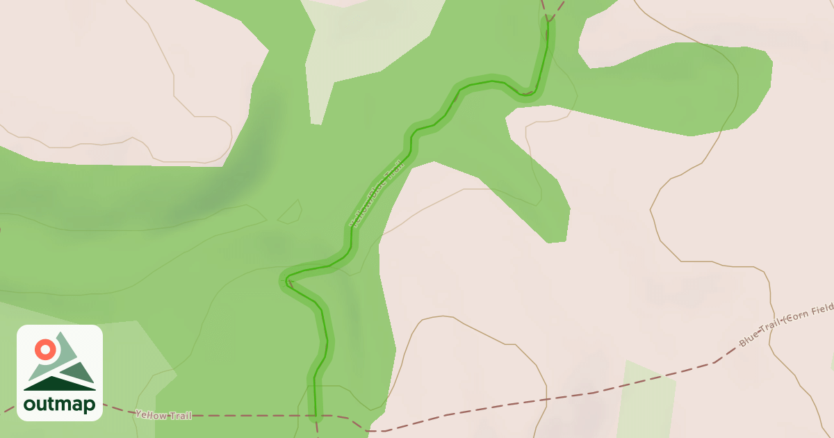 Map of Yellow/Blue Trail