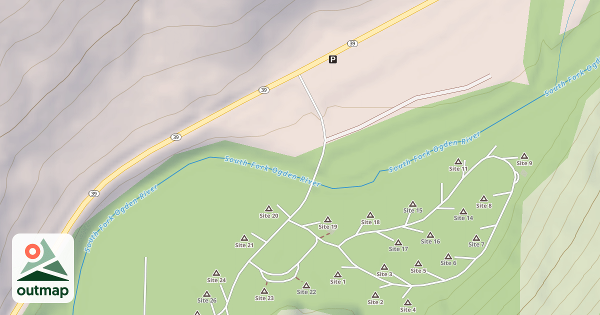 Map of SOUTH FORK CG