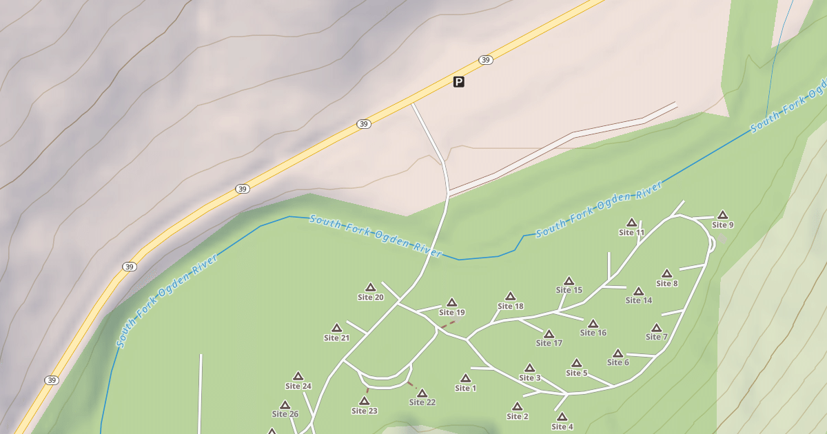 Map preview of SOUTH FORK CG