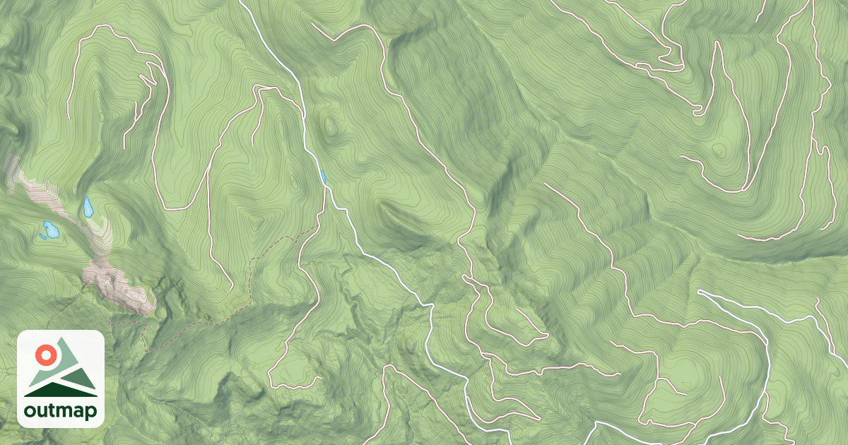 Map of SEGELSEN RIDGE
