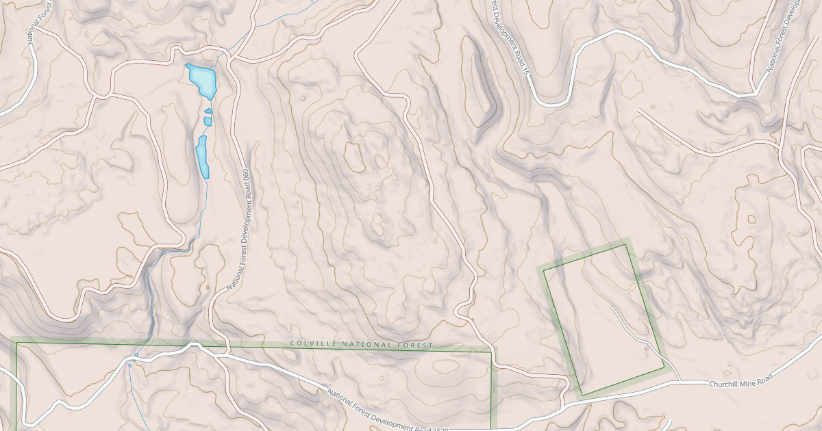 Map preview of USFS Motor Vehicle Use Map Roads {2FEDC734-DF5E-4627-B2D8-5BE3839C277C}