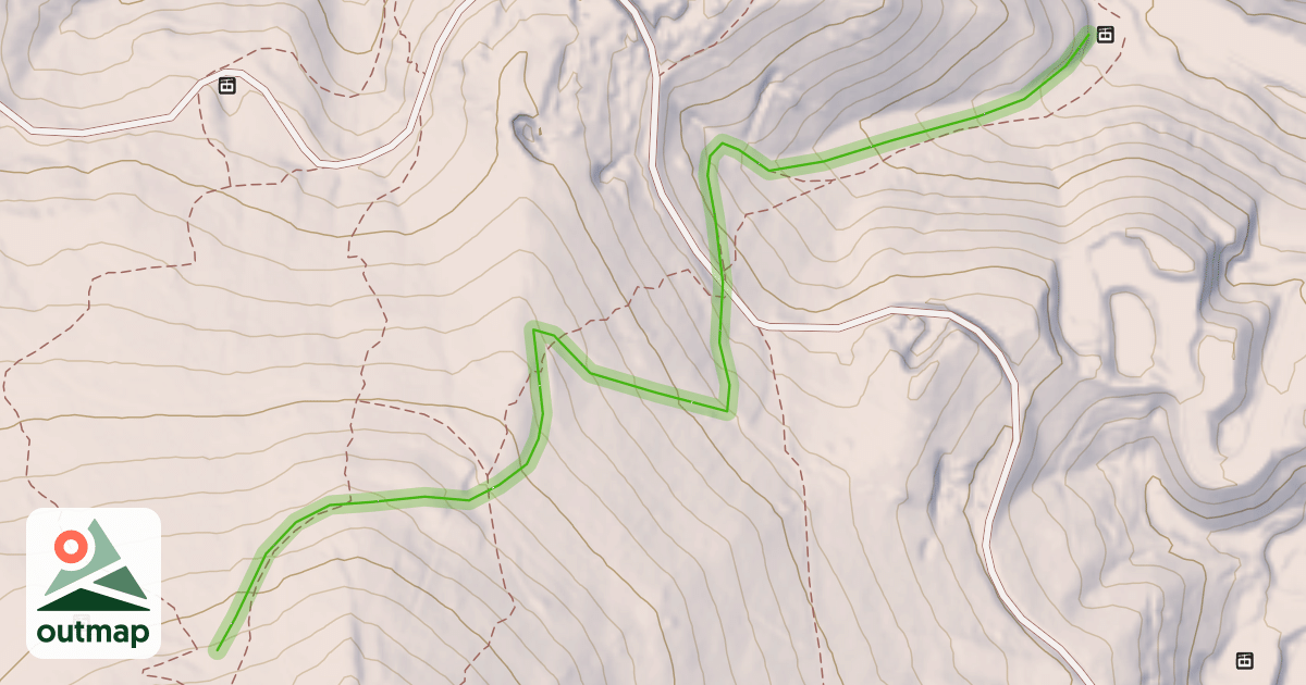 Map of Gold Run