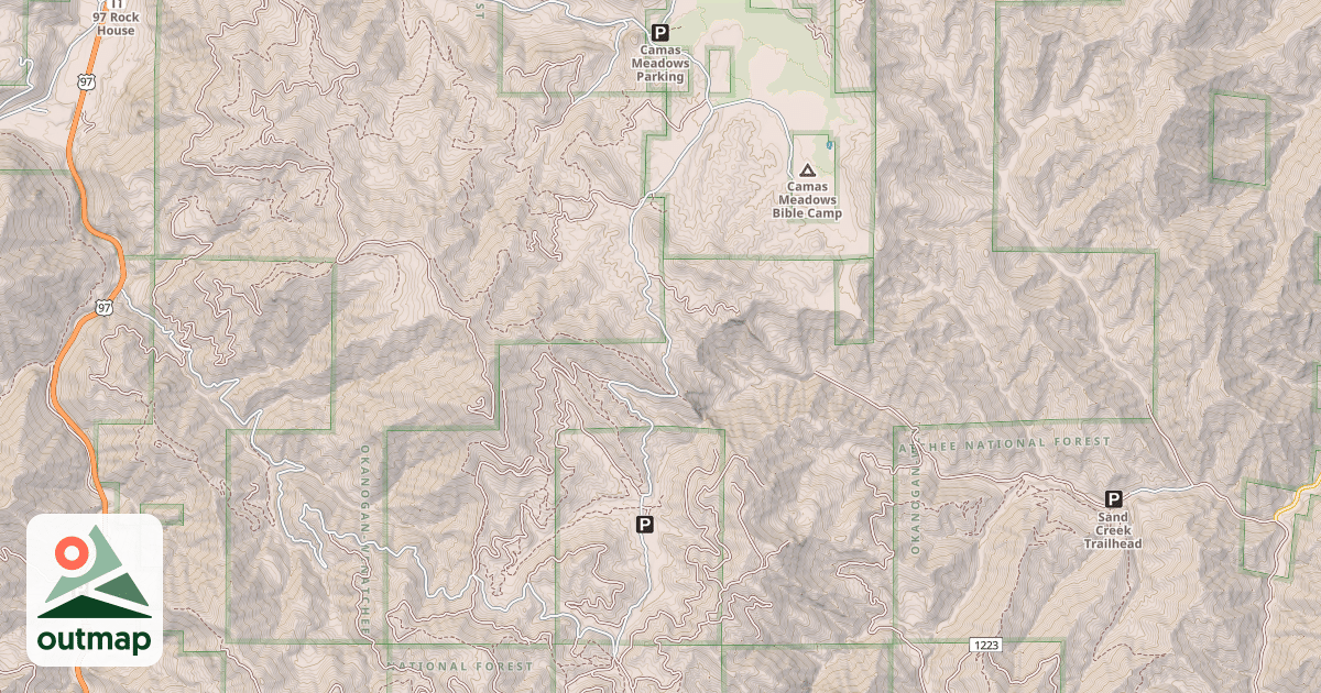 Map of CAMAS LAND