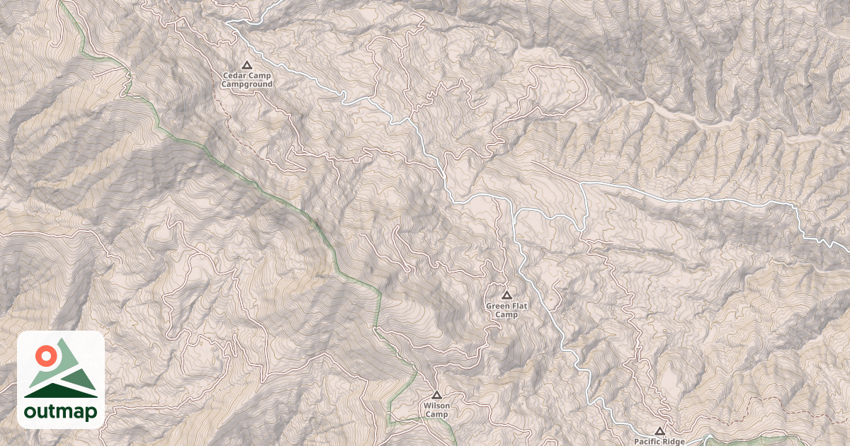Map of FOUTS SPRINGS-HOUGH SPRINGS