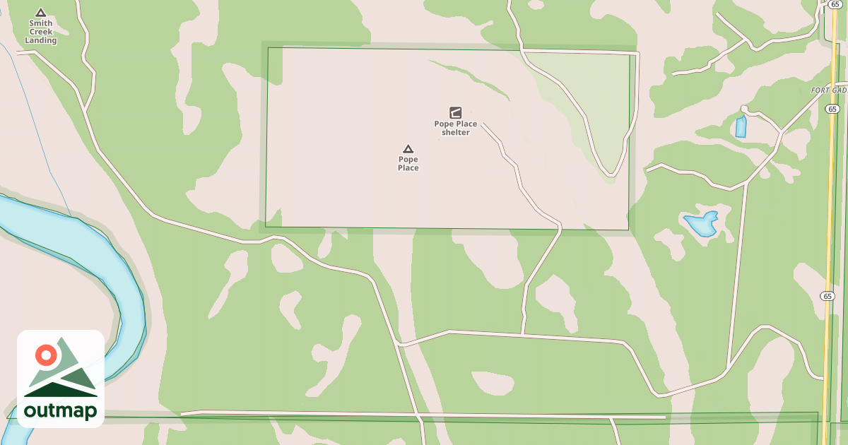 Map of SMITH CREEK LANDING