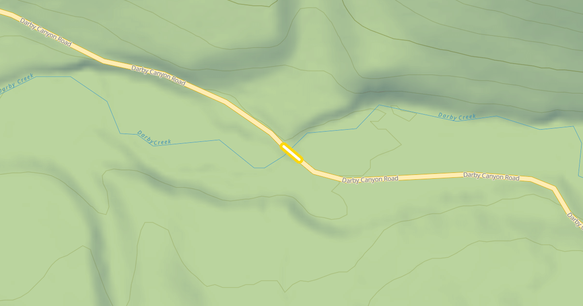 Map preview of Darby Canyon Road