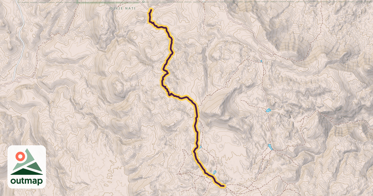 Map of Rock Springs Trail