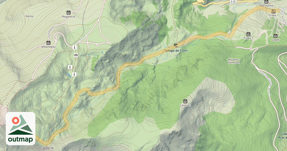 Map of Pic de Tarbésou — Station de Mijanès