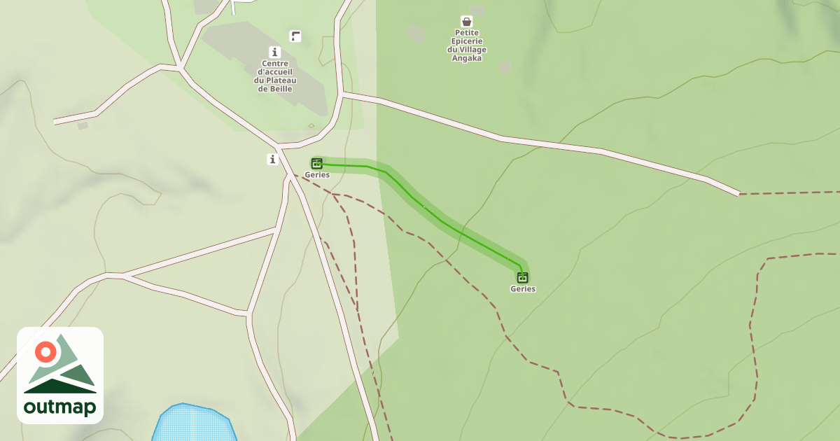 Map of Téléski