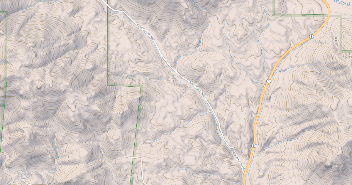 Map preview of BLM National GTLF Public Motorized Roads 55b08cf2-ee14-4925-9a8f-c89d50a19d1a