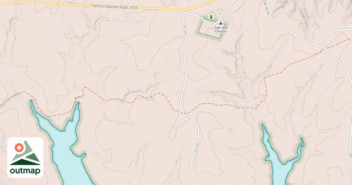 Map of OAK HILL CHURCH