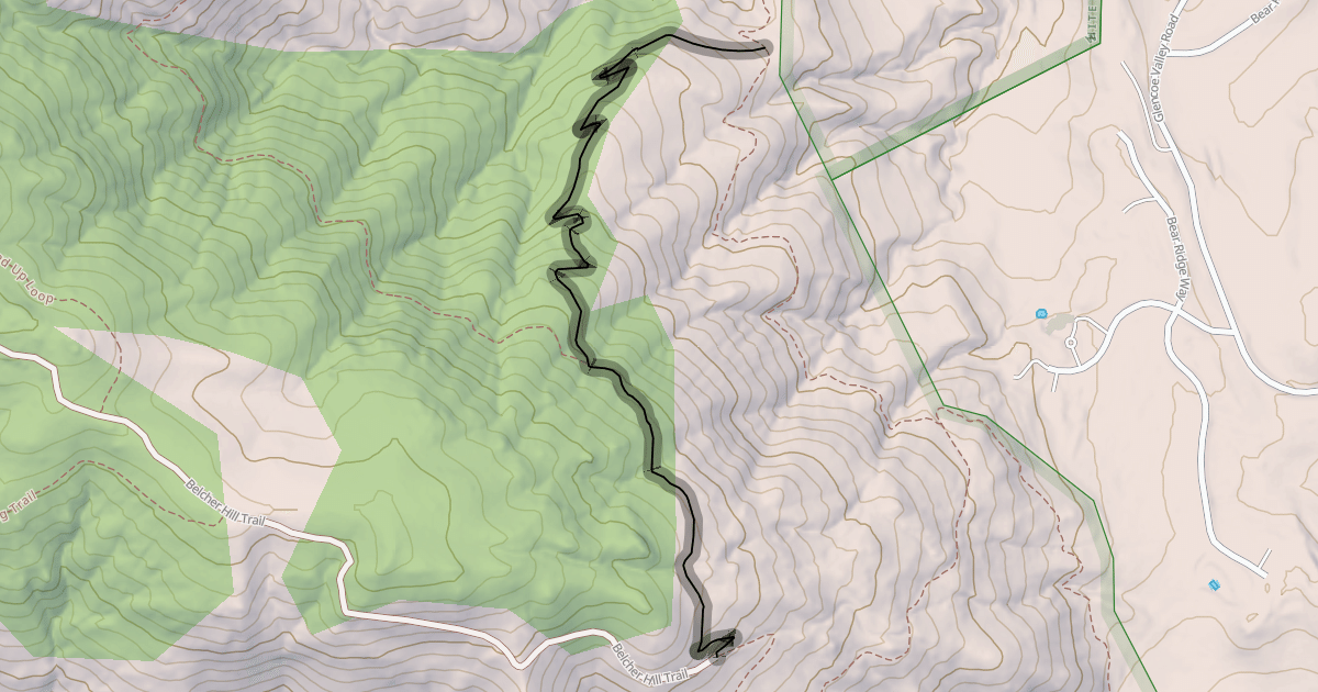 Map preview of Lower Longhorn Trail