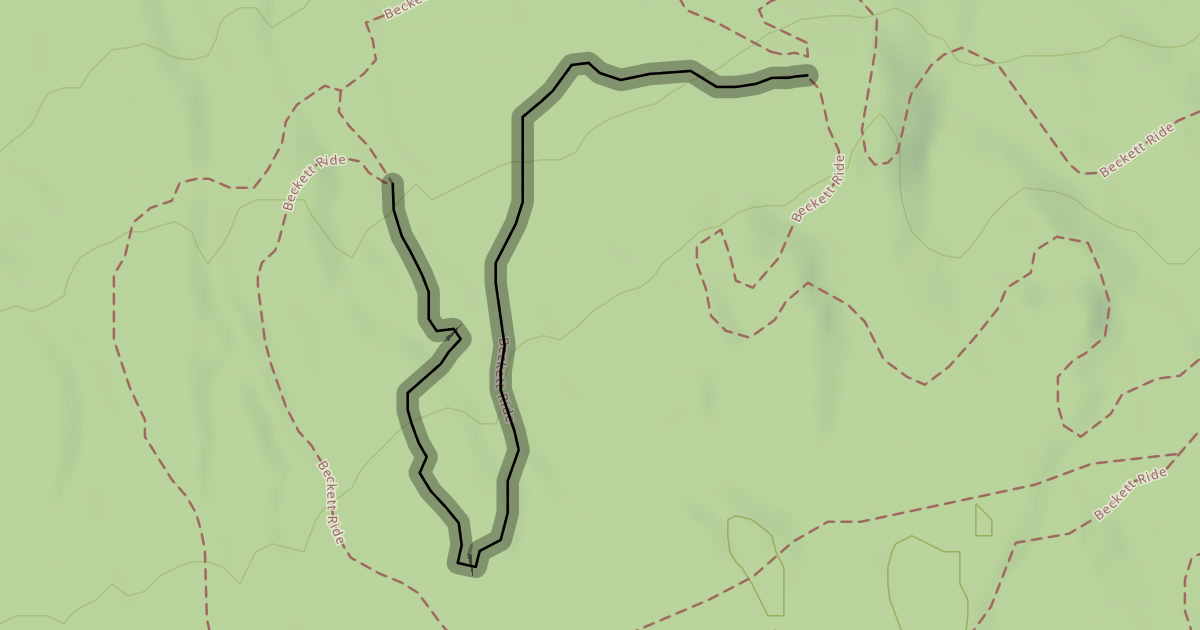 Map preview of Beckett Ride