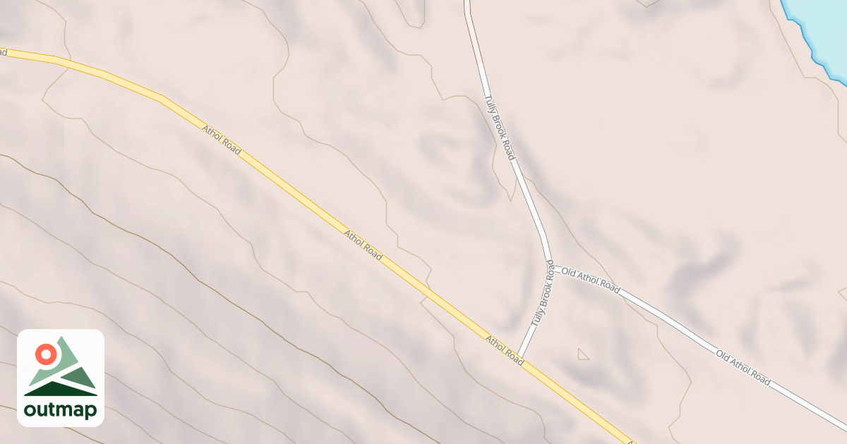Map of Old Athol Road