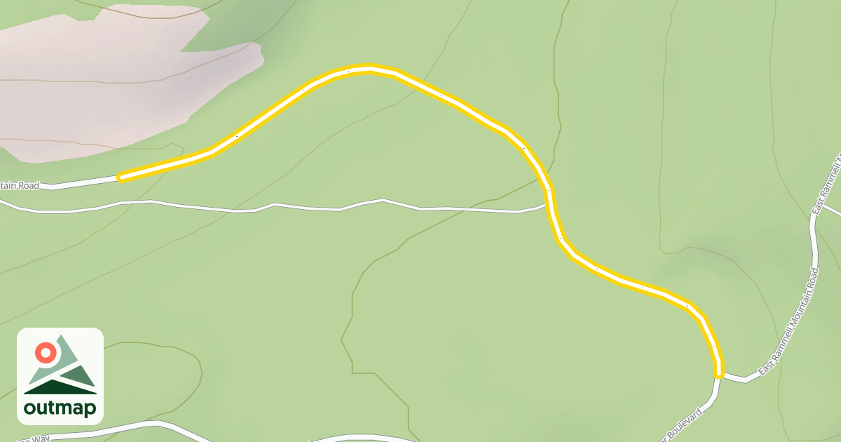 Map of East Rammell Mountain Road