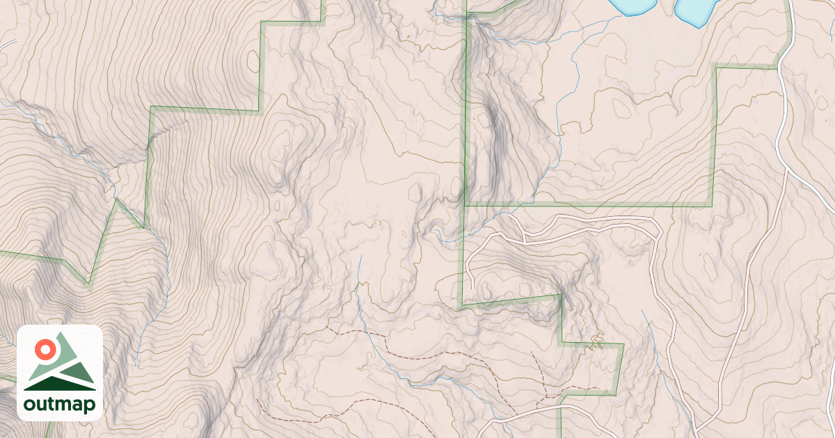 Map of Hoosac Ridge