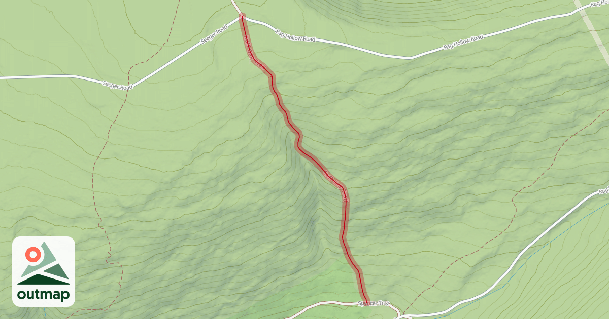 Map of Ruff Gap Trail