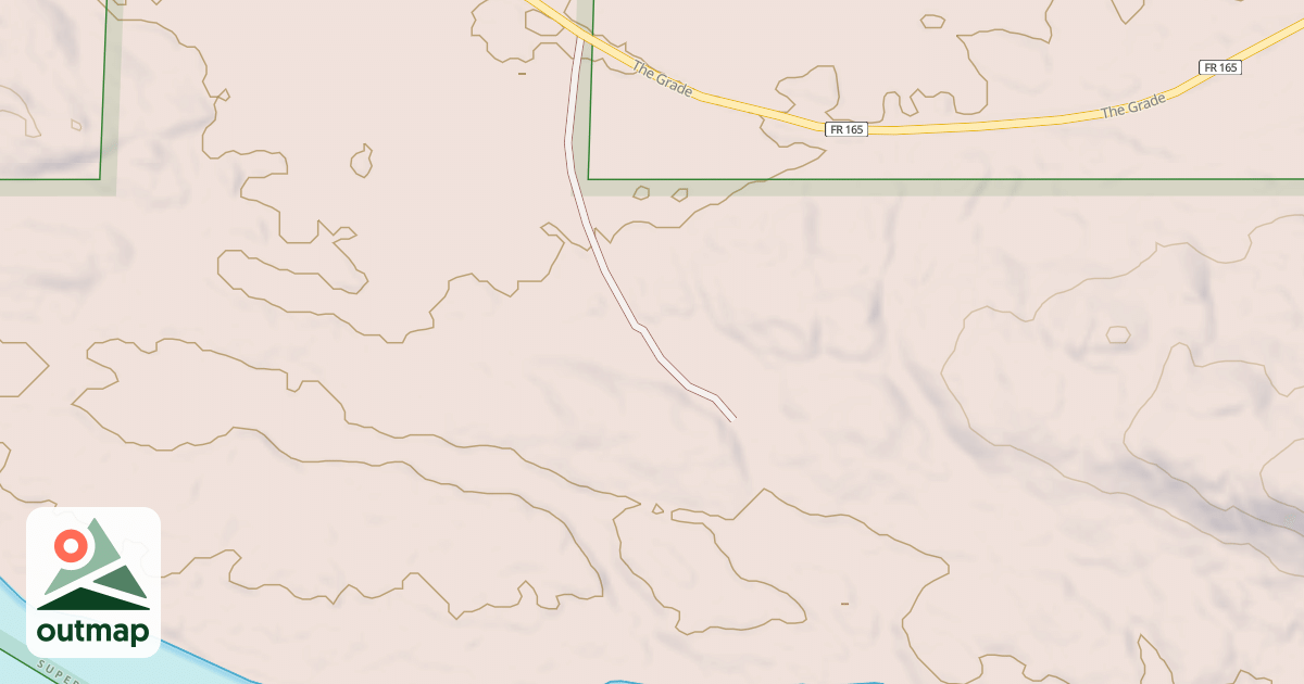 Map of LITTLE CASCADE LAKE