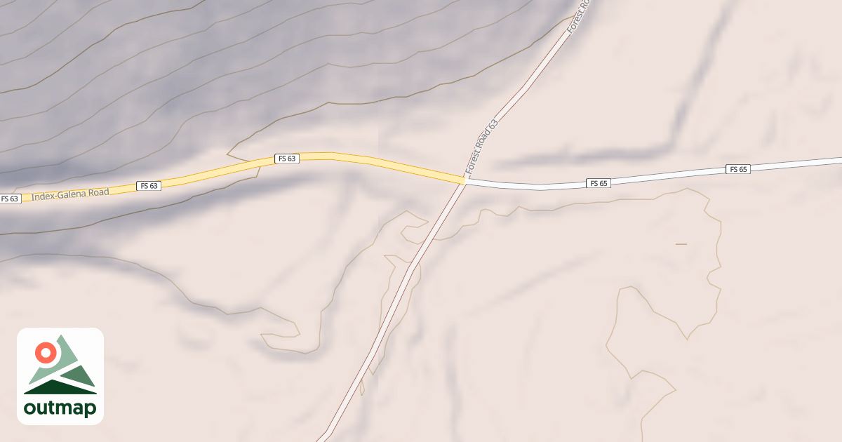 Map of GARLAND HOT SPRINGS