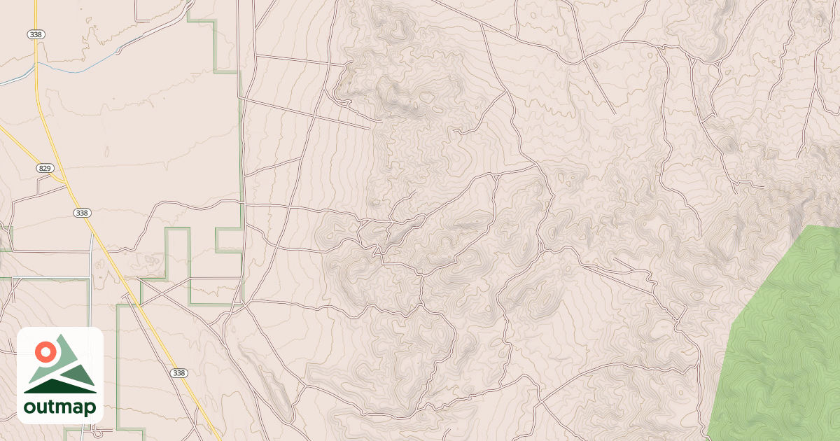 Map of SPRING CREEK ROAD