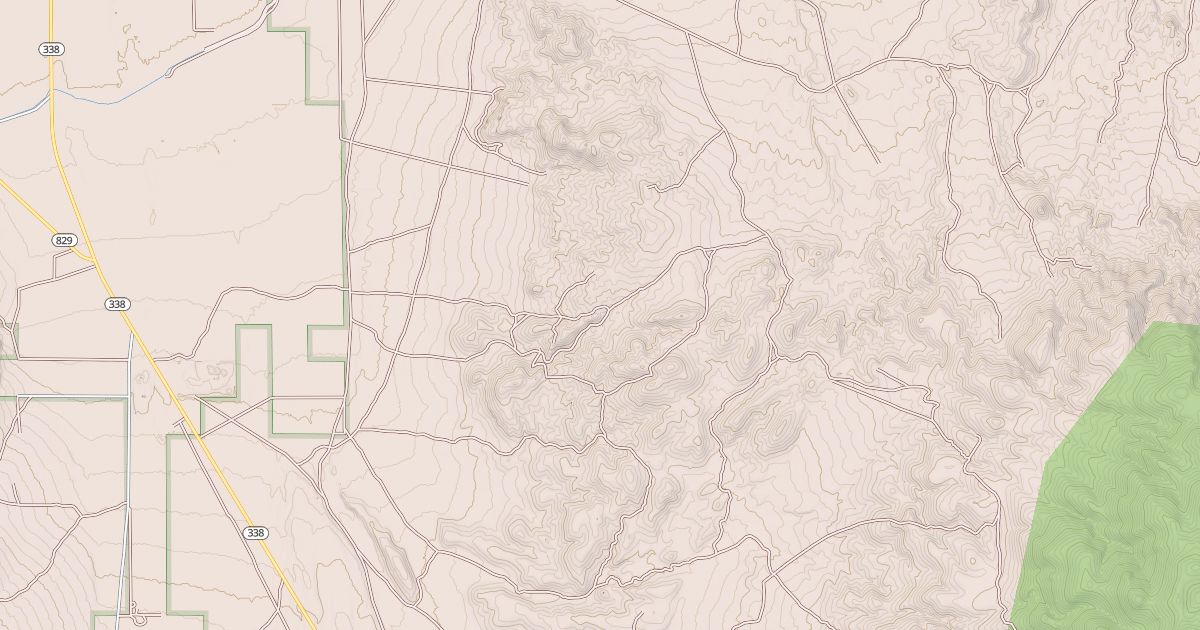 Map preview of SPRING CREEK ROAD