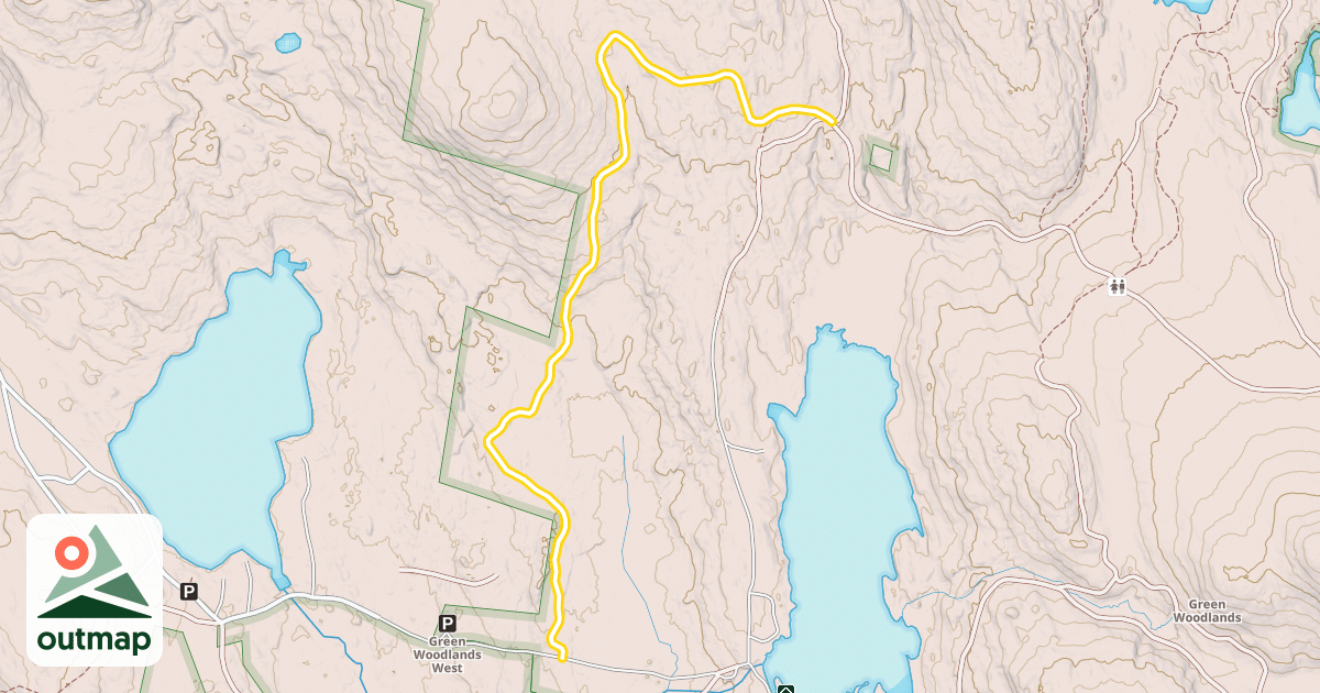 Map of Black Bog Trail