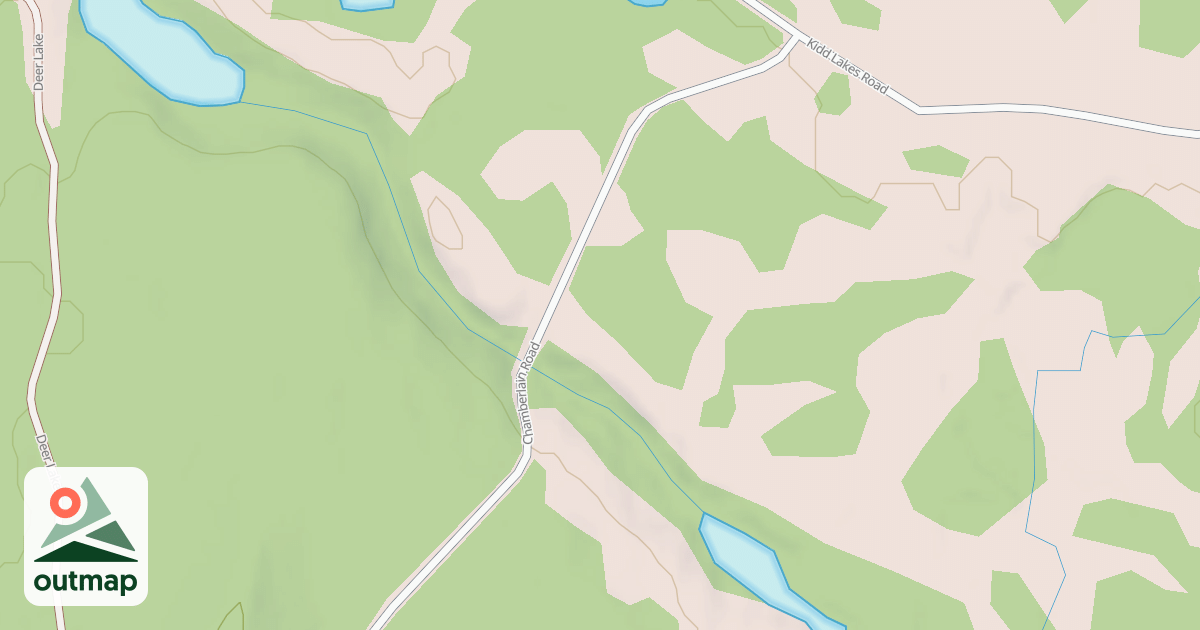 Map of CASCADE LAKE SPUR