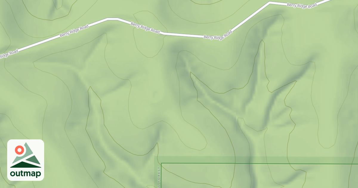 Map of USFS National Forest System Roads {CD1AA023-A014-4932-B3CE-9EC1DA8FF9B6}