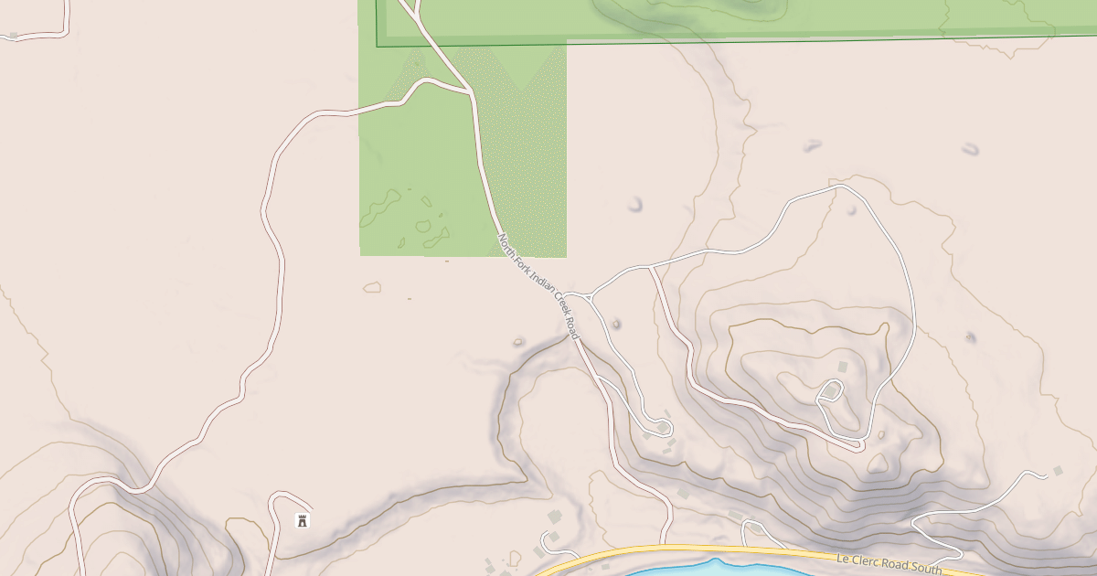 Map preview of NF INDIAN CREEK