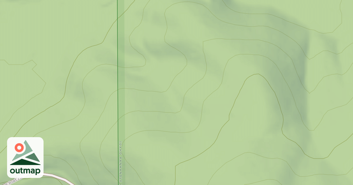 Map of LONG MOUNTAIN B