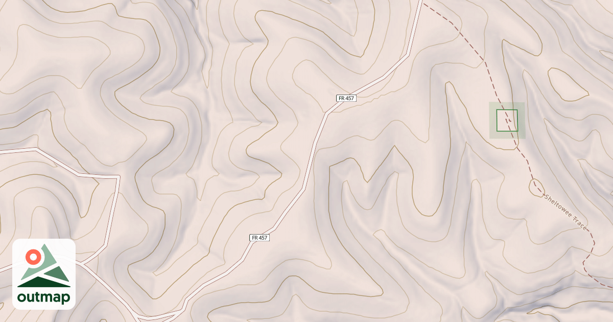 Map of DOG RIDGE