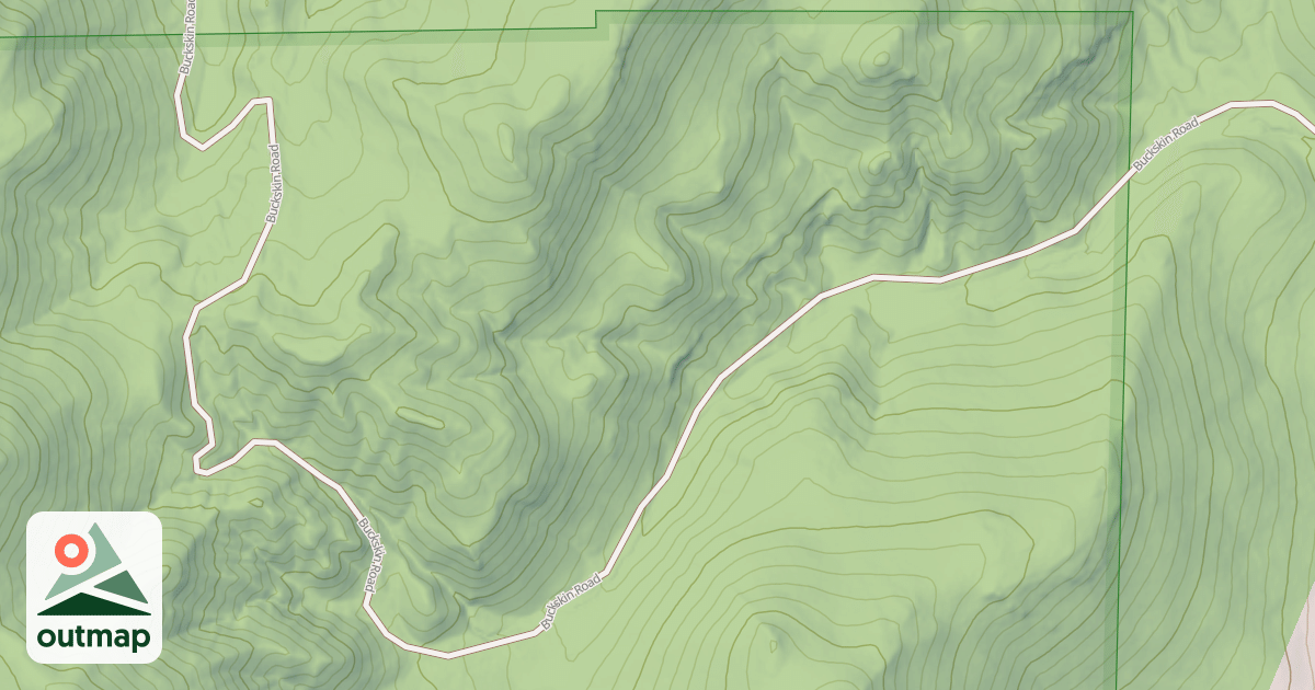 Map of BEAR VALLEY-BUCKSKIN