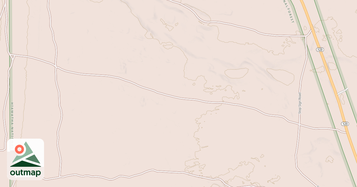 Map of M-123 SPUR 3689