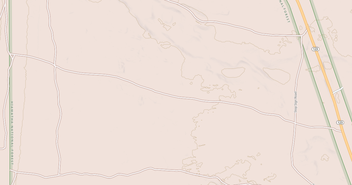 Map preview of M-123 SPUR 3689