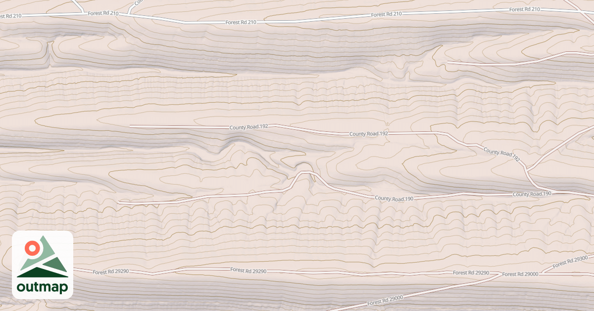 Map of USFS Motor Vehicle Use Map Roads {9F64855F-9136-40F9-9424-C661E2F2660C}