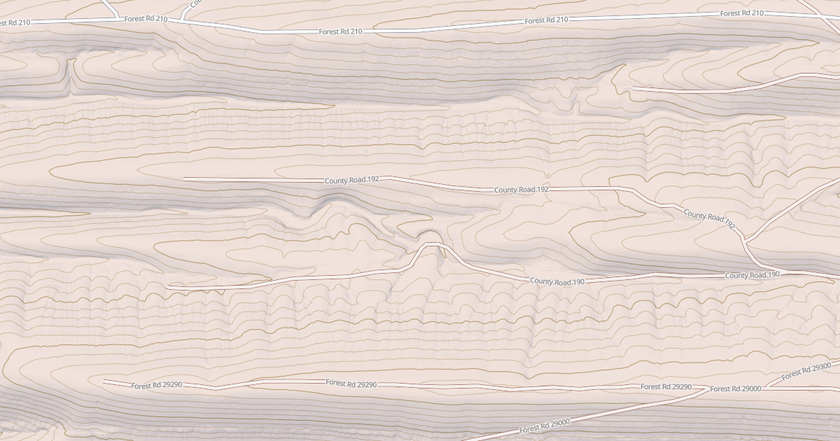 Map preview of USFS Motor Vehicle Use Map Roads {9F64855F-9136-40F9-9424-C661E2F2660C}