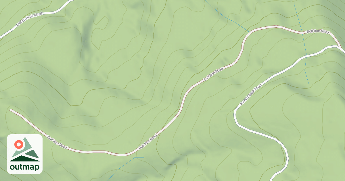 Map of BULL RUN