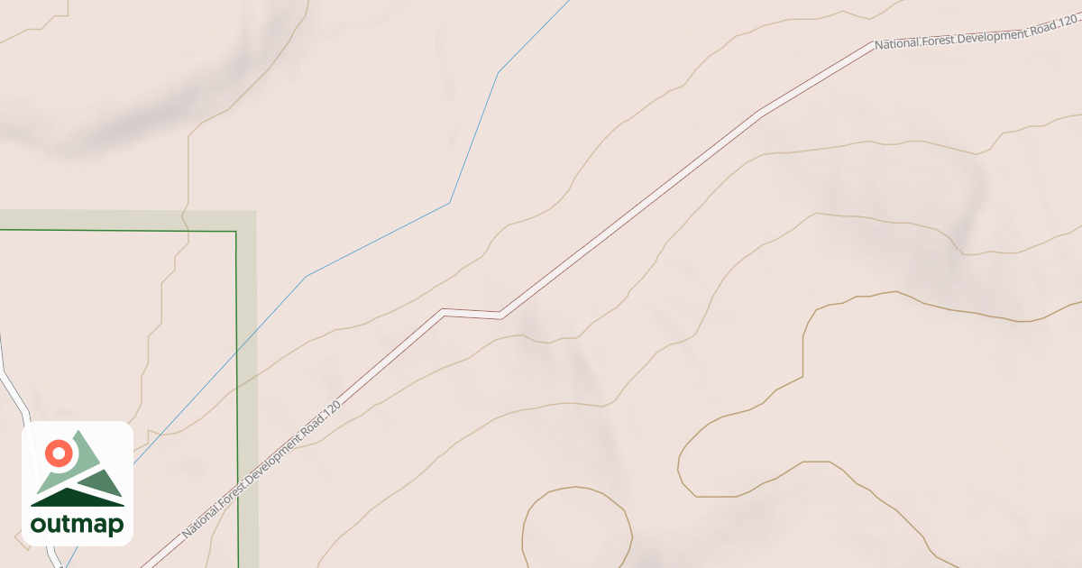 Map of USFS Motor Vehicle Use Map Roads {A95B05D0-75CE-4A3C-9C73-74661D35E51D}