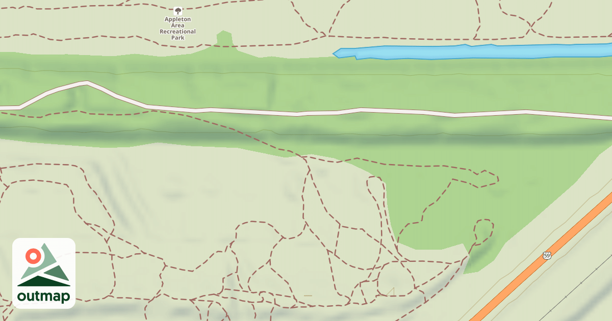 Map of Appleton Area Recreational Park