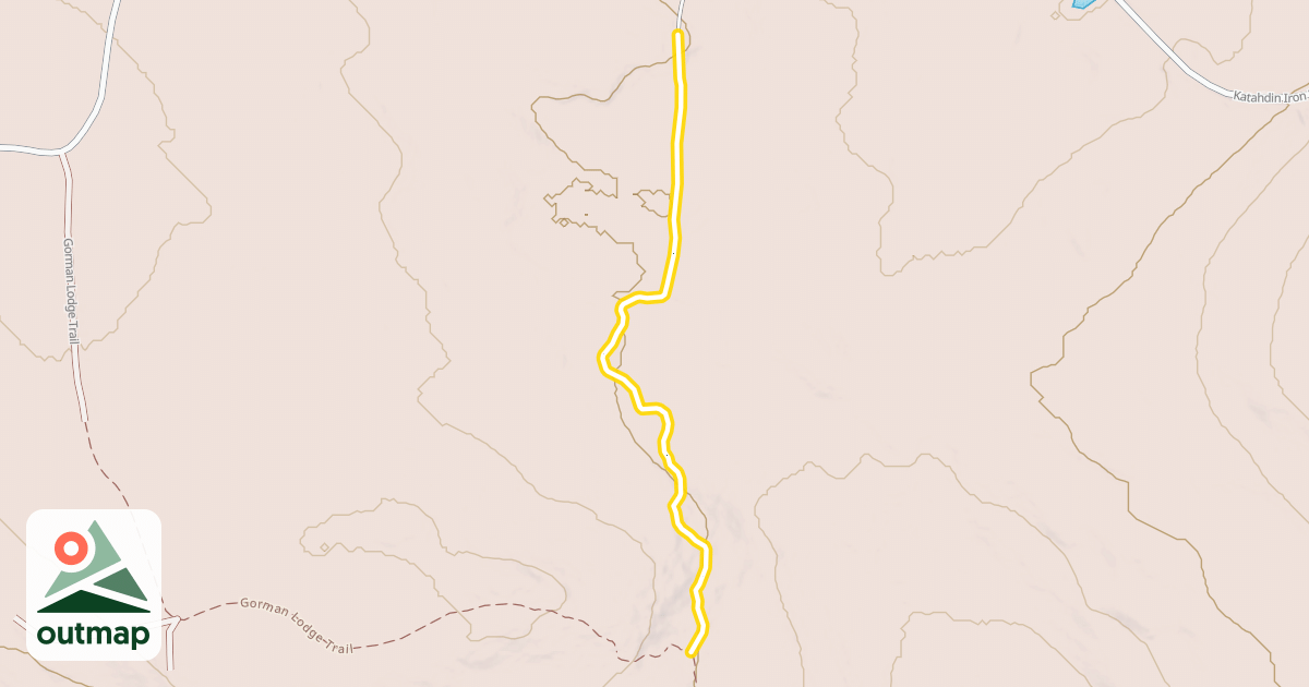Map of Deadwater Trail