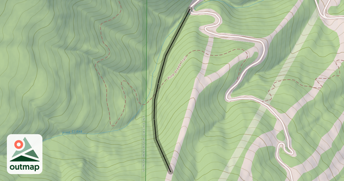Map of Pine Creek