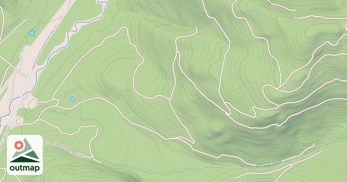 Map of BARNUM CREEK