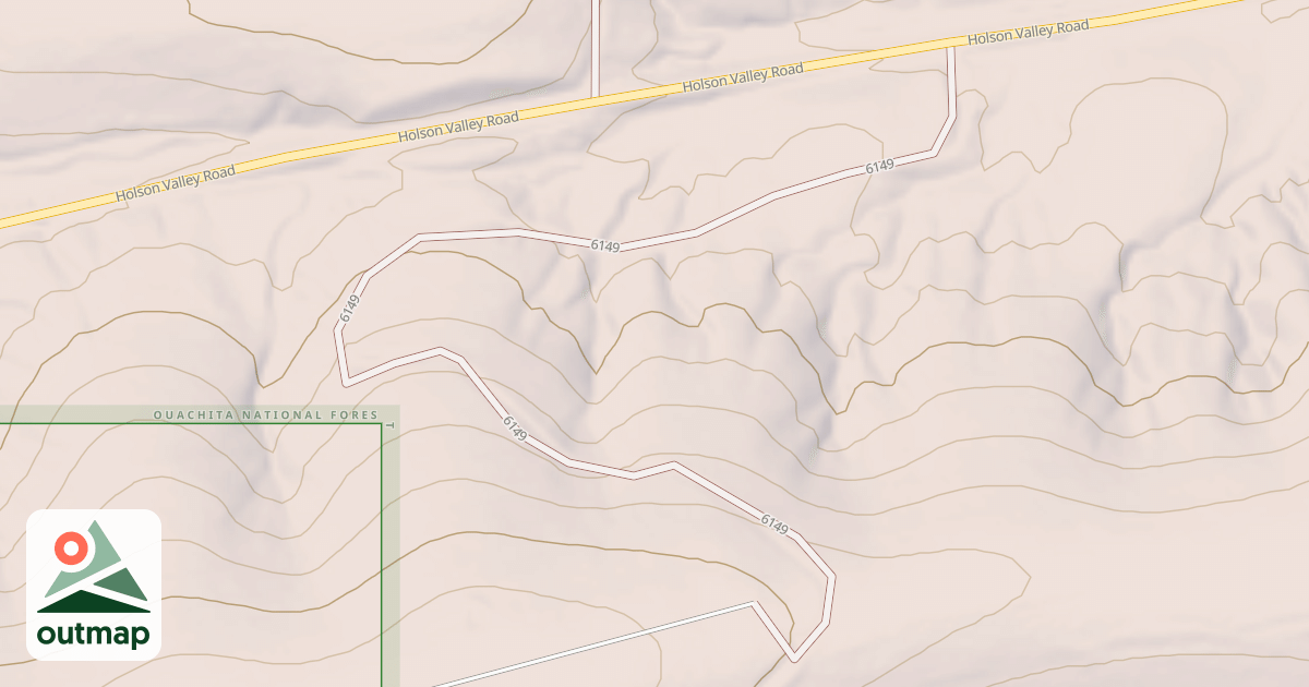 Map of BRUSHY CREEK