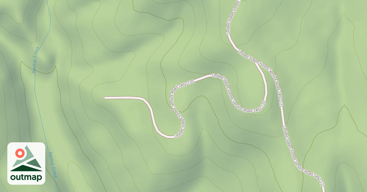 Map of USFS National Forest System Roads {AE9116B8-EAF8-479C-A0EB-7D29D58CC32A}