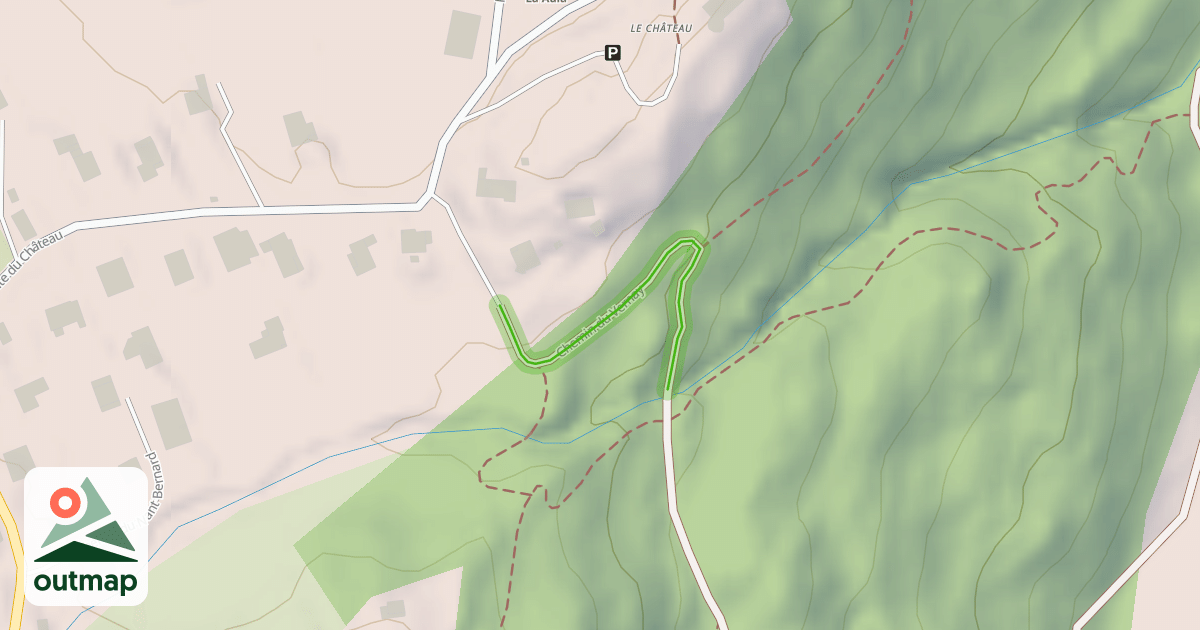 Map of Chemin du Vernay